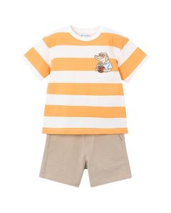 Conjunto Short y Playera Manga Corta "GOOD VIBES"