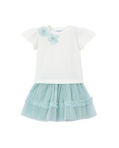 CONJ. Falda Tul y Blusa MC