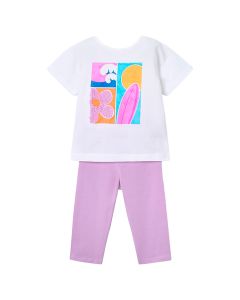 CONJ. Leggings Corto y Blusa MC