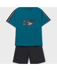 Conjunto Short y Playera Manga Corta "CHAMPION"