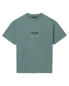 Playera Manga Corta Back Print