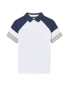 Playera Polo Manga Corta Combinado
