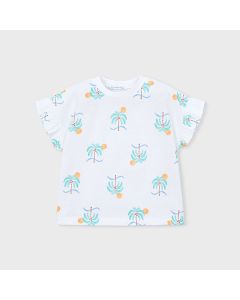 Playera Manga Corta Estampada