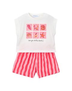 CONJ. Short y Blusa sin Manga Flame