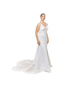 Vestido Corte Sirena W1126BC1