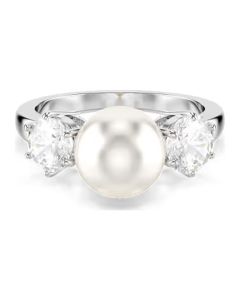 Anillo MATRIX: 8MM Pearl WHITE / RHS 52