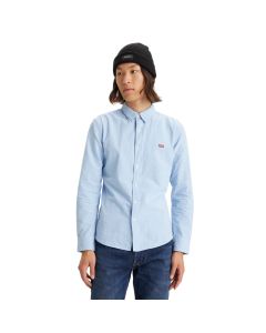Camisa Slim Lisa Manga Larga