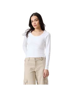 Playera GIGI Scoop Neck LS Non Graphic Tees