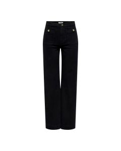 Jeans Corte Recto con Botones