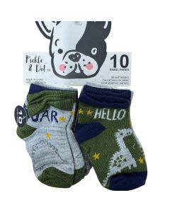 10 Pares de Tines para Bebe Niño