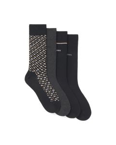 Paquete de 4 Pares de Calcetines Largos Boss