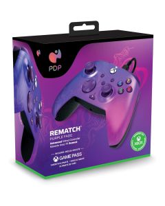 PDP Rematch Wired Controler Purple Fade XB