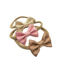 Kit de 3 Tiaras Bebes en Satin