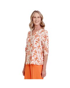 Blusa Est Cuello Mao