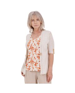 Twin Fix Top Esampado