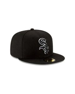 Gorra MLB Basic 5950 White SOX BLK Outline