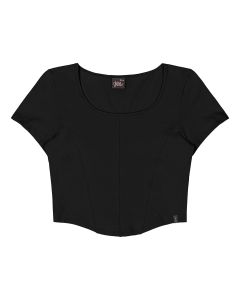Crop Top Manga Corta