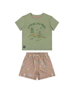 Conjunto Short y Playera Manga Corta