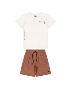 Conjunto Short y Playera Manga Corta