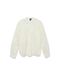 Blusa Corte Recto con Cuello en V