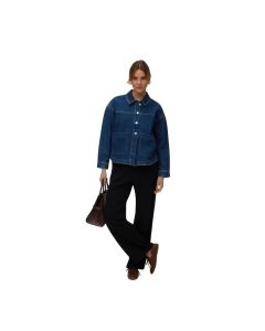 Camisa Denim Corte Recto