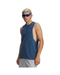 UA Left Chest Cut Off TANK-BLU