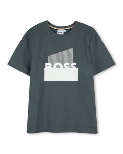 Playera Manga Corta con Logo Boss
