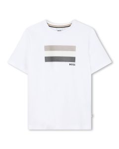 Playera Manga Corta con Logo Boss