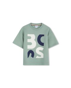 Playera Manga Corta con Logo Boss