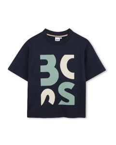 Playera Manga Corta con Logo Boss