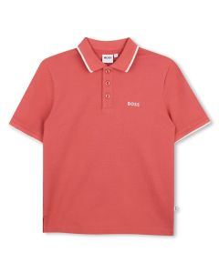 Playera Manga Corta con Logo Boss