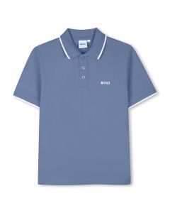 Playera Manga Corta con Logo Boss