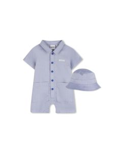 Enterito Manga Corta y Shoert con Gorrito