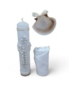 Kit de Bautizo con Vela Delgada