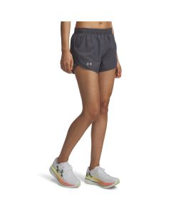 UA FLY BY 3 SHORTS-GRY