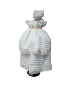 Ropón para Butizo Desmontable para Niña