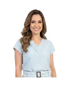 Blusa MC Lisa Cuello en V