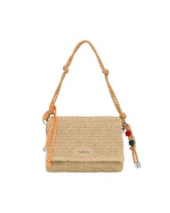 Bolso Half Logo Raffia Venecia
