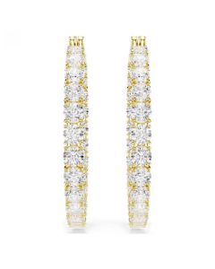 Pendientes MATRIX:PE Hoop Gold Shiny WHITE / GOS