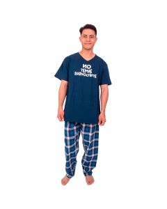 Conjunto Pijama Pantalón Manga Corta Caballero