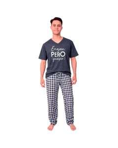Conjunto Pijama Pantalón Manga Corta Caballero
