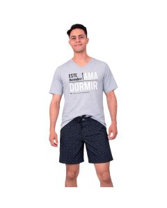 Conjunto Pijama Bermuda Manga Corta