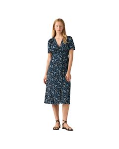 Vestido Paola SS Crepe Midi Dress