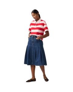 Falda Pleated Midi Skirt