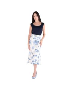 Falda Ryan Linen Midi Skirt