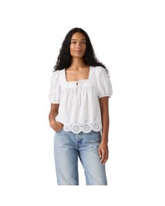 Blusa Darling SS Cutwork Blouse Woven Blouses