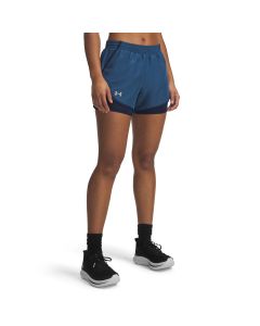 UA FLY BY 2-IN-1 SHORTS-BLU