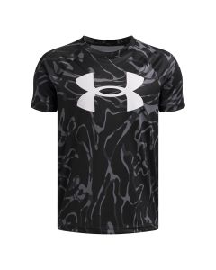 Playera UA Tech BL Printed SS-BLK