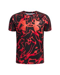 Playera UA Tech BL Printed SS-BLK