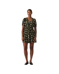 Vestido Rylan SS Crepe Dress